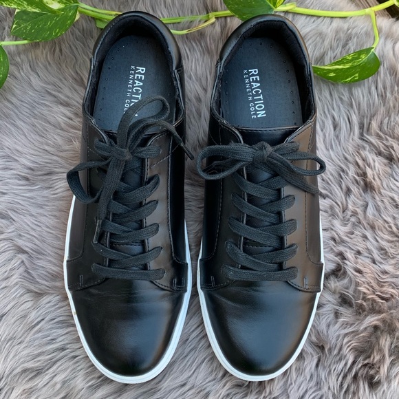 Kenneth Cole Reaction Joey Sneaker Black/Silver 10 - Picture 4 of 8